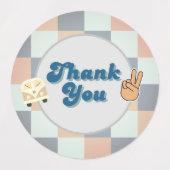 Groovy Boys danke Ihnen Labels Etiketten (Design 1)