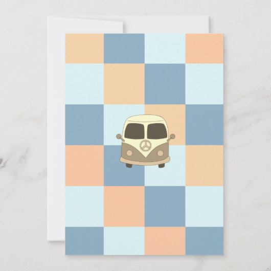 Groovy Boys Dankeschön Karte (Rückseite)