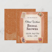 Groovy Brautparty Einladung (Vorne/Hinten)