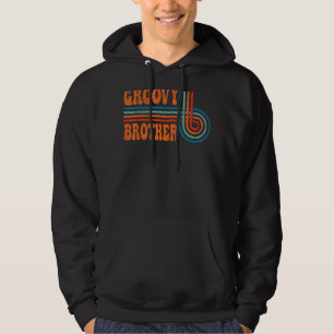 Groovy Brother 70er Ästhetische Nostalgie in den 1 Hoodie