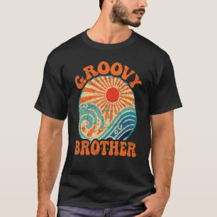 Groovy Brother 70er Ästhetische Nostalgie in den 1 T-Shirt