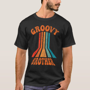 Groovy Brother 70er Ästhetische Nostalgie in den 1 T-Shirt