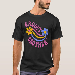 Groovy Brother 70er Ästhetische Nostalgie in den 1 T-Shirt