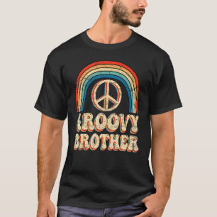 Groovy Brother 70er Ästhetische Nostalgie in den 1 T-Shirt