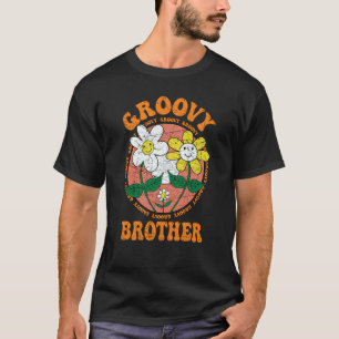 Groovy Brother 70er Ästhetische Nostalgie in den 1 T-Shirt