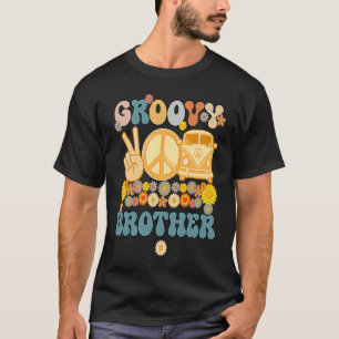 Groovy Brother Retro Matching Family Baby Dusche T-Shirt