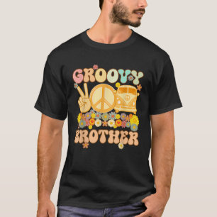 Groovy Brother Retro Matching Family Baby Dusche T-Shirt