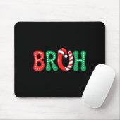 Groovy Bruh Christmas Funny Xmas Kinder Teens Boys Mousepad (Mit Mouse)