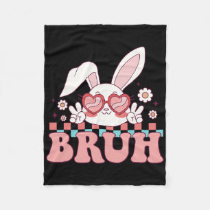 Groovy Bruh Meme Sprichwort Happy Ostertag Bruh Bo Fleecedecke