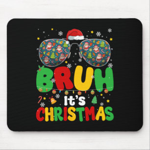 Groovy Bruh Weihnachten Weihnachten Weihnachtsmann Mousepad