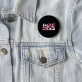 Groovy Brustkrebs-Bewusstsein 2023 Brustkrebs Button (Beispiel)