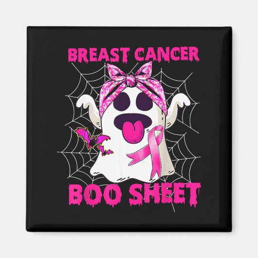 Groovy Brustkrebs ist Boo Sheet Bewusstsein Magnet (Vorne)