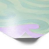 Groovy Bubblegum Santa-Wandkunst Fotodruck (Ecke)