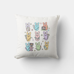 Groovy Bunnies Candy Ultraschall Tech Ostern Sonog Kissen