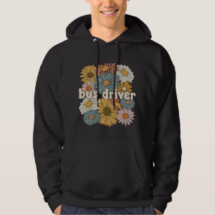 Groovy Bus Driver Blume Busfahrt Hoodie