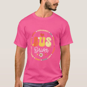 Groovy Bus Monitor Life Back to School Squad Apple T-Shirt