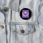 Groovy Butterfly Überdosierung Bewusstsein Lila Ba Button (Beispiel)