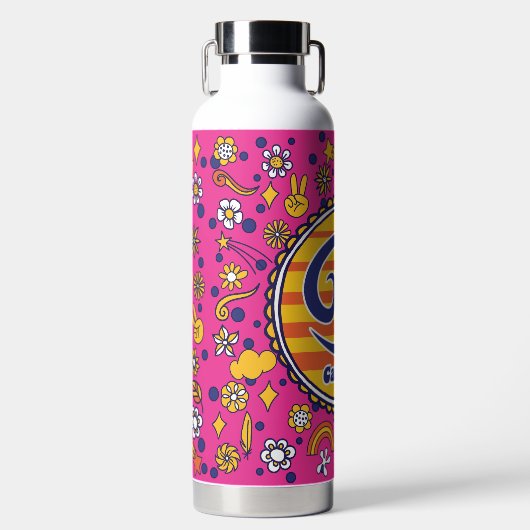 Groovy Cancer Custom Trinkflasche (Vorderseite)