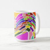 Groovy Candy Swirl Kaffeetasse (VorderseiteRechts)