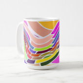 Groovy Candy Swirl Kaffeetasse (Vorderseite Links)