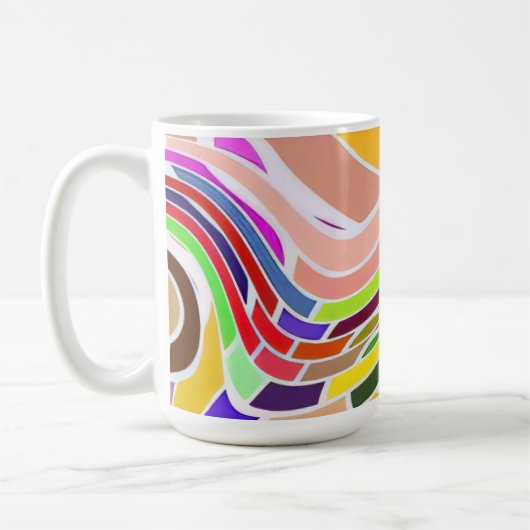 Groovy Candy Swirl Kaffeetasse (Links)