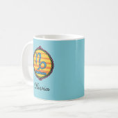 Groovy Capricorn Custom Kaffeetasse (Vorderseite Links)