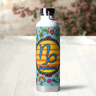 Groovy Capricorn Custom Trinkflasche