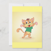 Groovy Cat Einladung (Vorderseite)