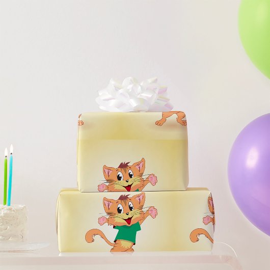 Groovy Cat Geschenkpapier