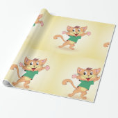 Groovy Cat Geschenkpapier (Ungerollt)