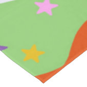 Groovy Celestial Stripe Bold Abstrakt Tischdecke (Schrägansicht)