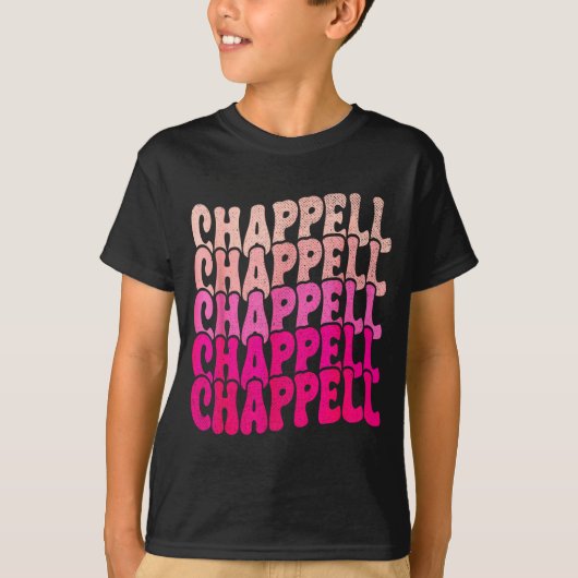Groovy Chappell First Name D Chappell Tees Meme (Vorderseite)