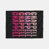 Groovy Chappell First Name D Chappell Tees Meme  Fleecedecke (Vorderseite (Horizontal))