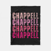 Groovy Chappell First Name D Chappell Tees Meme  Fleecedecke (Vorderseite)