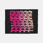 Groovy Chappell First Name D Chappell Tees Meme  Fleecedecke (Vorderseite (Horizontal))