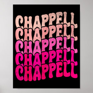 Groovy Chappell Vorname D Chappell Tees Meme Poster