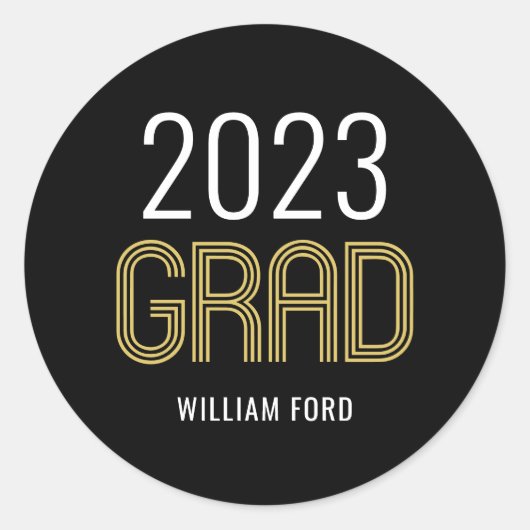 Groovy Charm Abschluss Stickers oder Umschlag Aufk (Vorderseite)