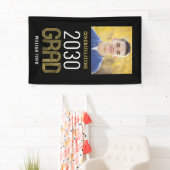 Groovy Charm EDITABLE FARBBBanner für Abschluss Banner (Insitu)