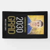 Groovy Charm EDITABLE FARBBBanner für Abschluss Banner (Horizontal)