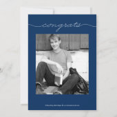 Groovy Charm EDITABLE FARBEN Abschluss Einladung (Rückseite)