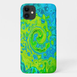 Groovy Chartreuse und Aquamarine Liquid Swirl Case-Mate iPhone Hülle