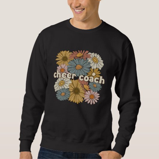 Groovy Cheer Coach Cheerleading-Trainer Cheerleade Sweatshirt (Vorderseite)