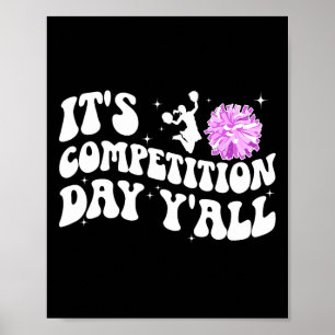 Groovy Cheer Comp Tag für Cheerleading Poster