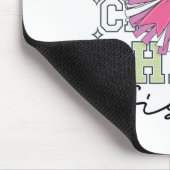 Groovy Cheer Schwester Kokette Schleife Cheerleadi Mousepad (Ecke)