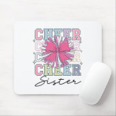 Groovy Cheer Schwester Kokette Schleife Cheerleadi Mousepad (Mit Mouse)