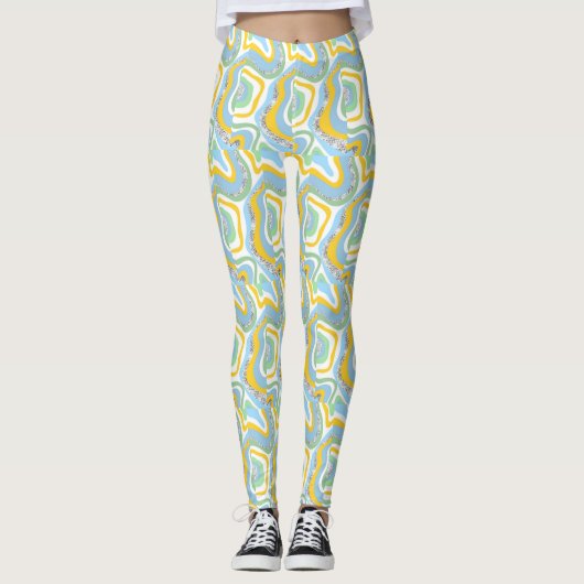 Groovy Chick 001 Leggings (Vorderseite)