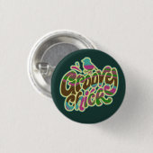 Groovy Chick Button (Vorne & Hinten)