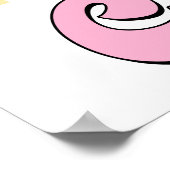 groovy Chick, retro, vintage Poster (Ecke)