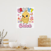 groovy Chick, retro, vintage Poster (Küche)