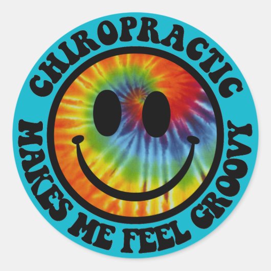 Groovy Chiropractic Stickers (Vorderseite)